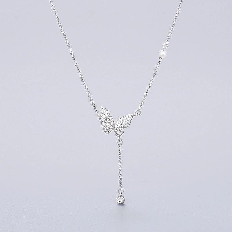 Wholesale Butterfly Tassel Necklace