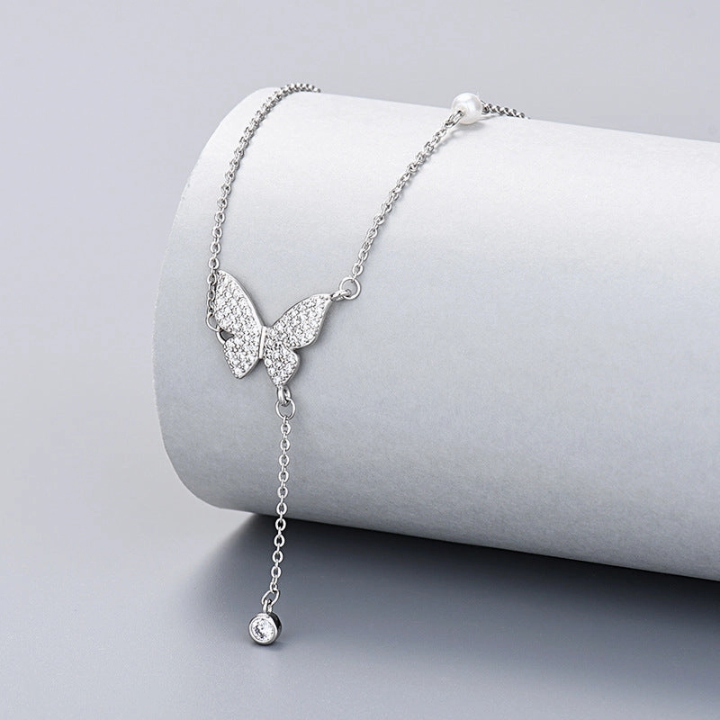 Wholesale Butterfly Tassel Necklace