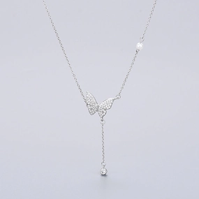 Wholesale Butterfly Tassel Necklace