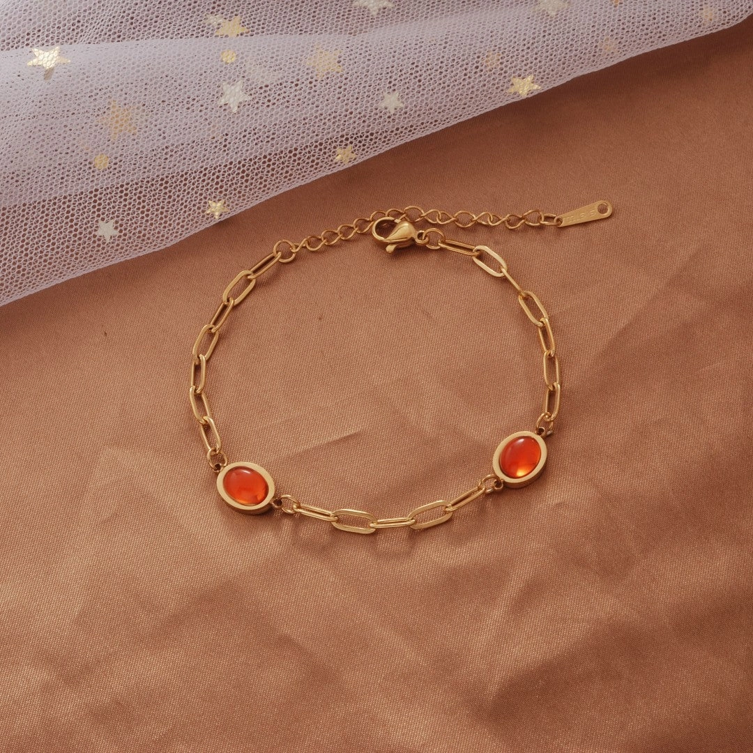 Wholesale Butterfly Titanium Steel Bracelet