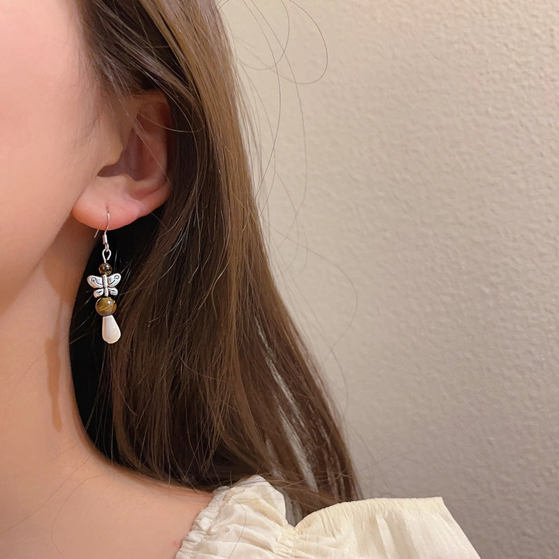Wholesale Butterfly Vintage Alloy Earrings