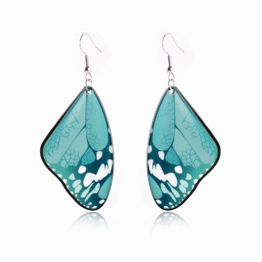 Wholesale Butterfly Wings Acrylic Earrings