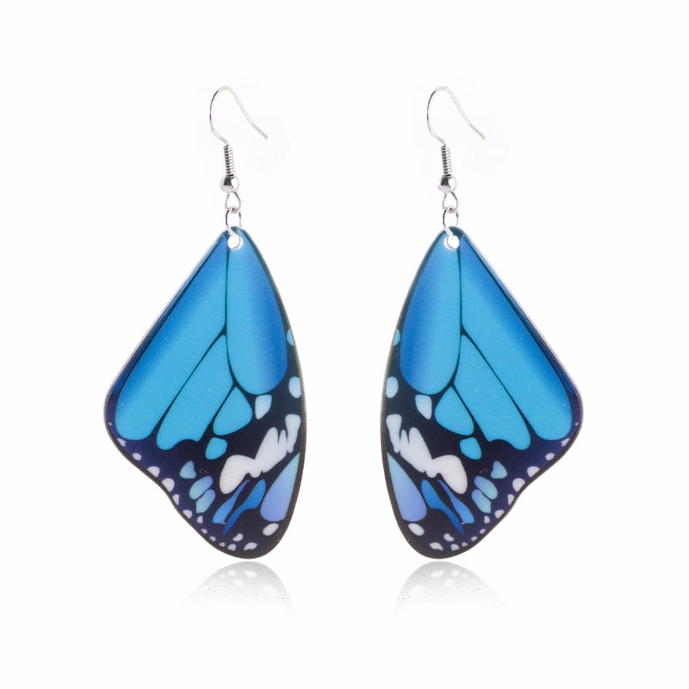 Wholesale Butterfly Wings Acrylic Earrings