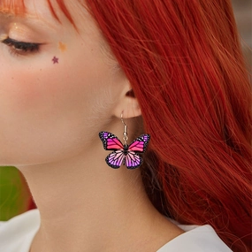 Wholesale Butterfly Wings Long Earrings