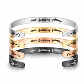 Wholesale C Shape Stainless Steel Titanium Steel Bracelet