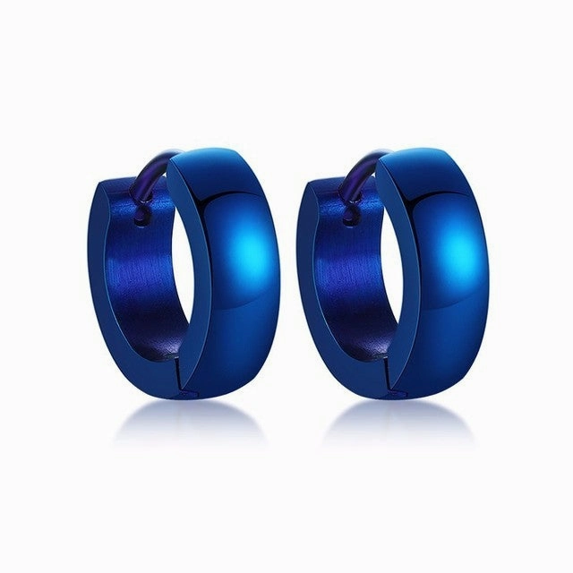 Wholesale Cambered Plating Titanium Steel Stainless Steel Earrings