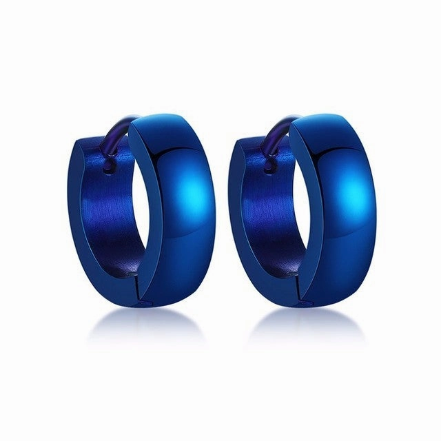 Wholesale Cambered Plating Titanium Steel Stainless Steel Earrings