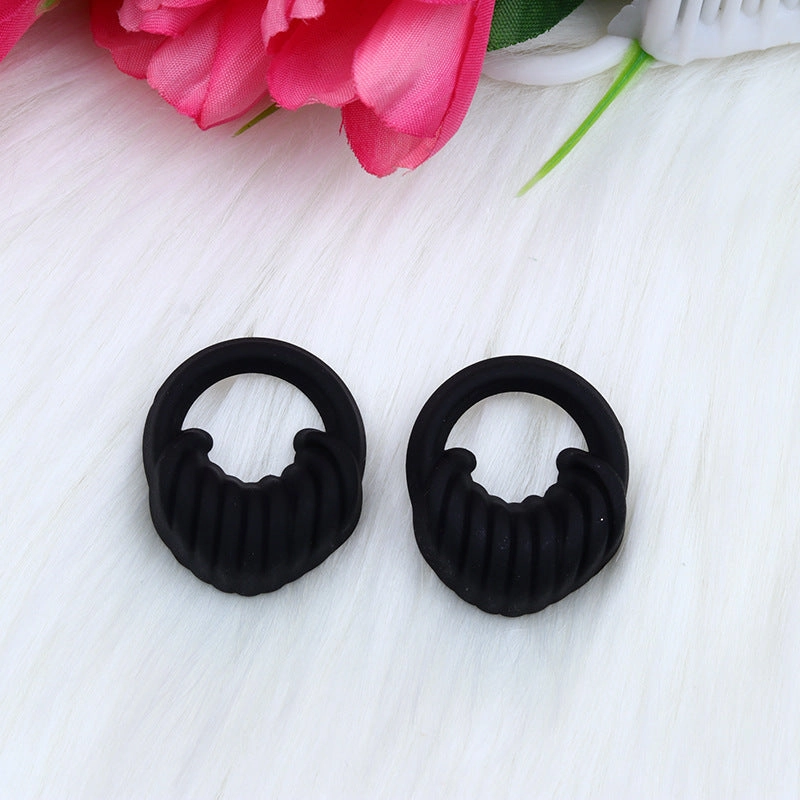 Wholesale Candy Color Bag Shaped Three-dimensional Spray Paint Acrylic Earrings