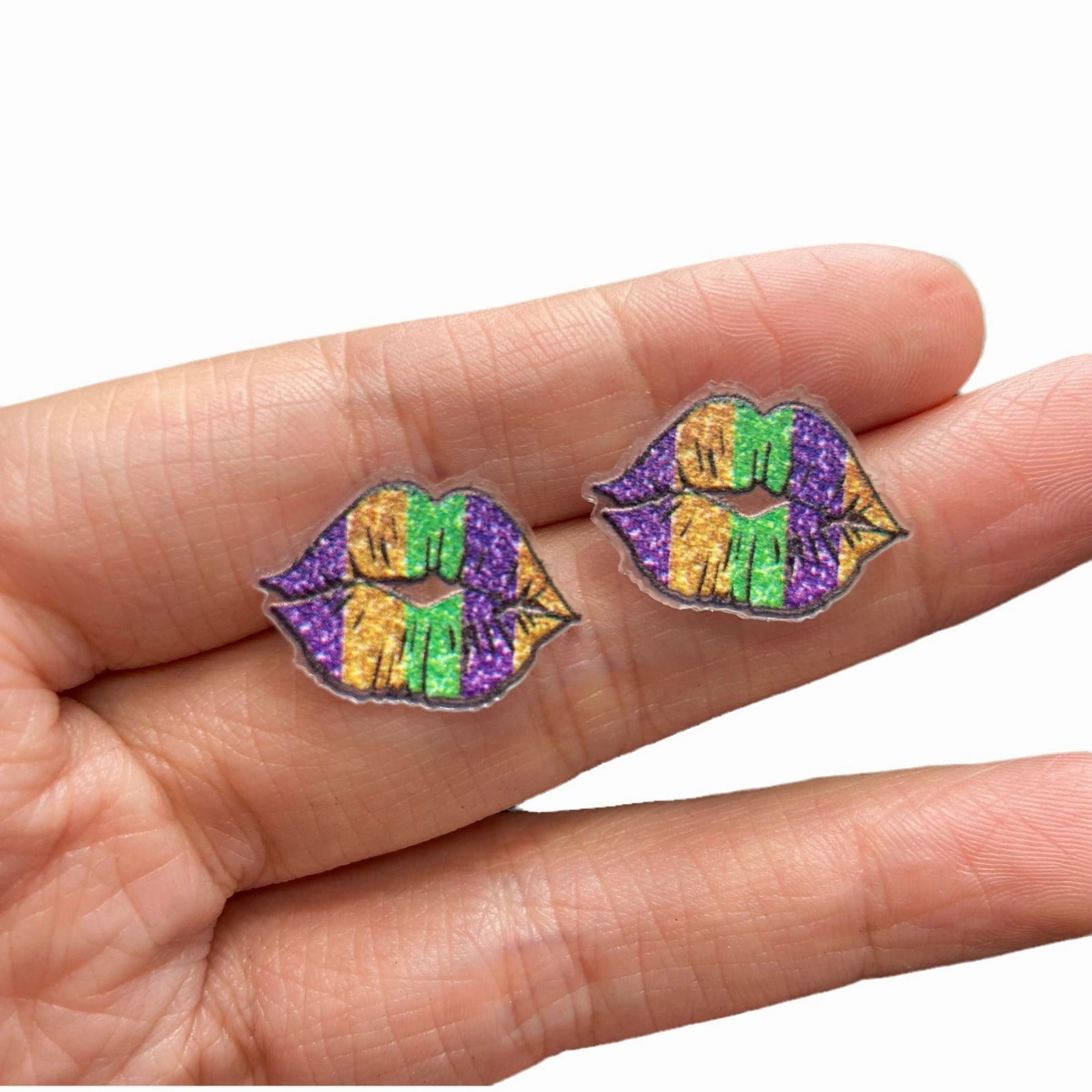 Wholesale Carnival lip stud earrings jewelry