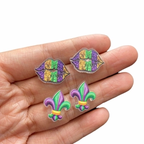 Wholesale Carnival lip stud earrings jewelry