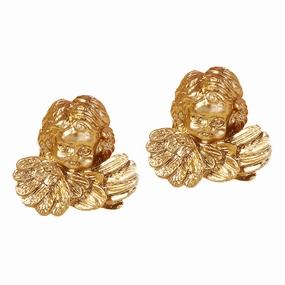 Wholesale Cartoon Angel Resin Earrings