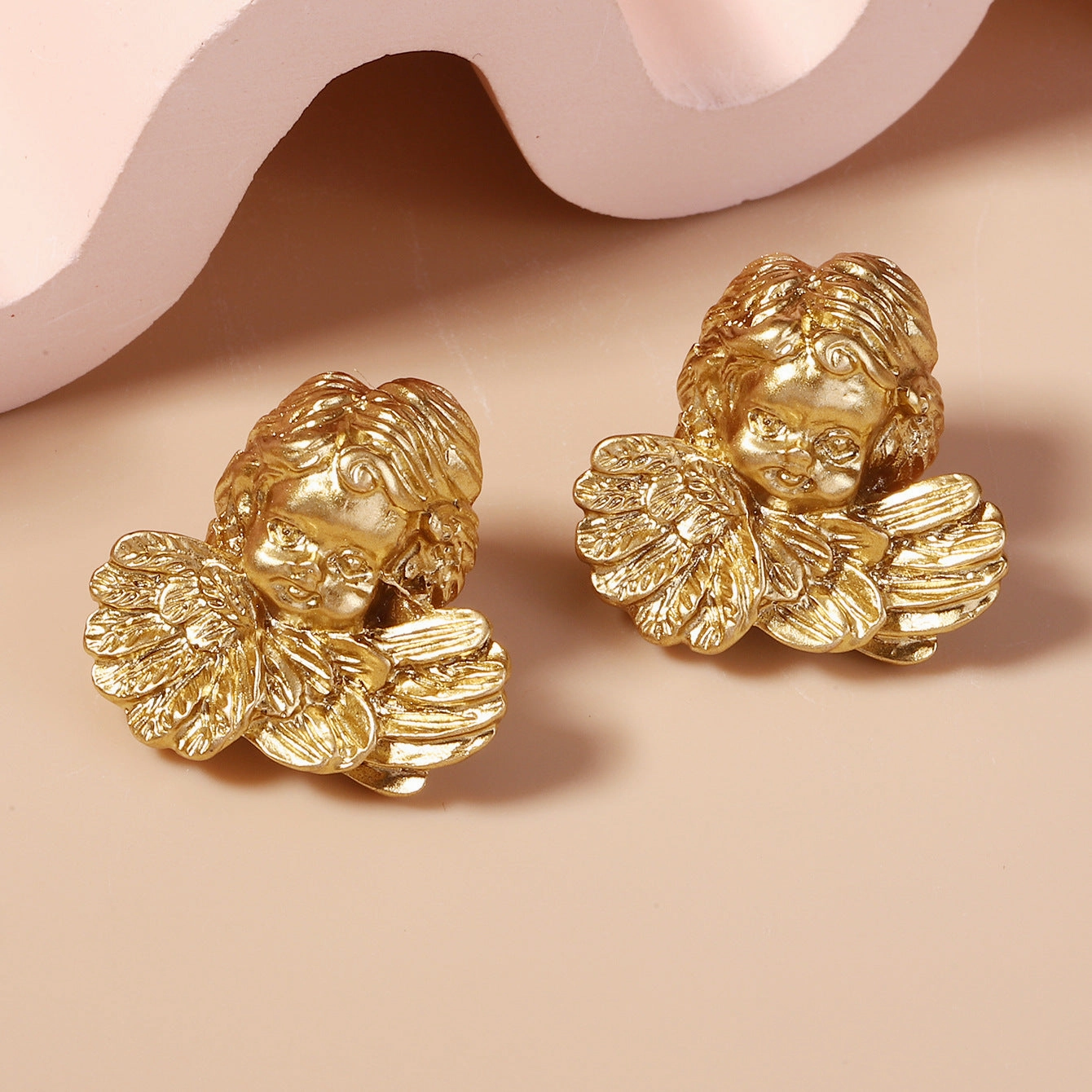 Wholesale Cartoon Angel Resin Earrings