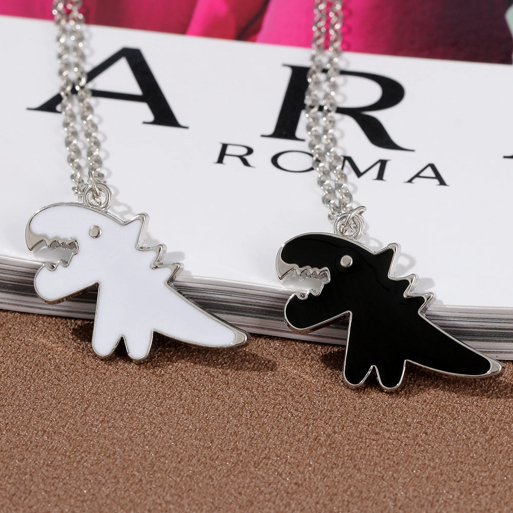 Wholesale Cartoon Animal Dinosaur Pendant Long Alloy Sweater Chain