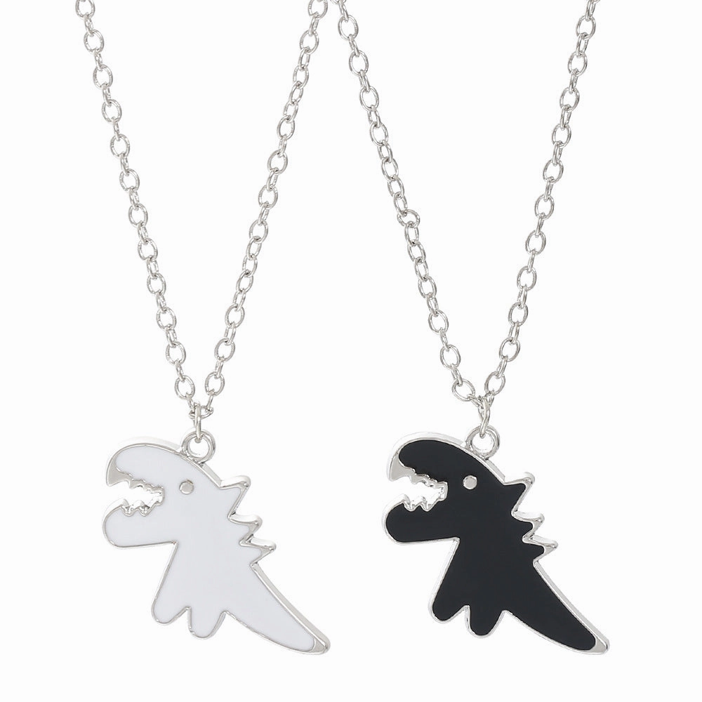 Wholesale Cartoon Animal Dinosaur Pendant Long Alloy Sweater Chain