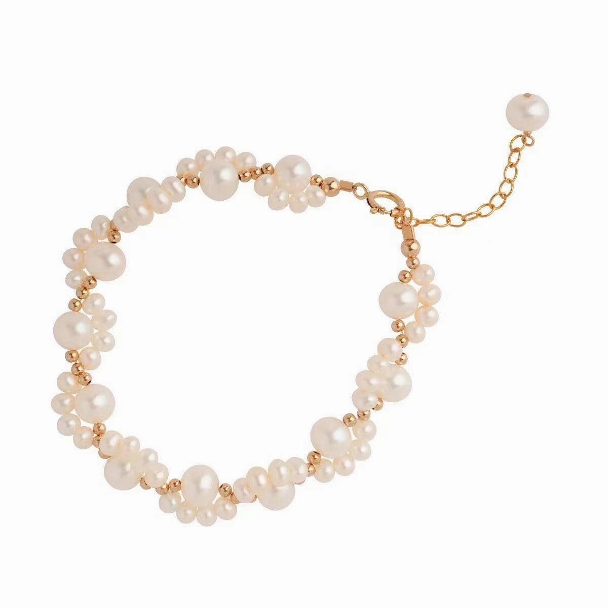 Wholesale Cartoon Cat Paw Pearl Bracelet