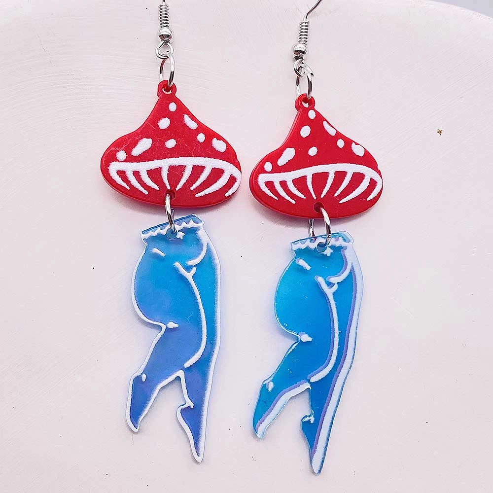 Wholesale Cartoon Character Acrylic Earrings