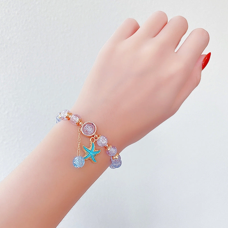 Wholesale Cartoon Glass Beads Bracelet