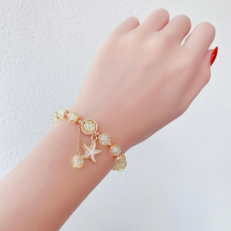 Wholesale Cartoon Glass Beads Bracelet