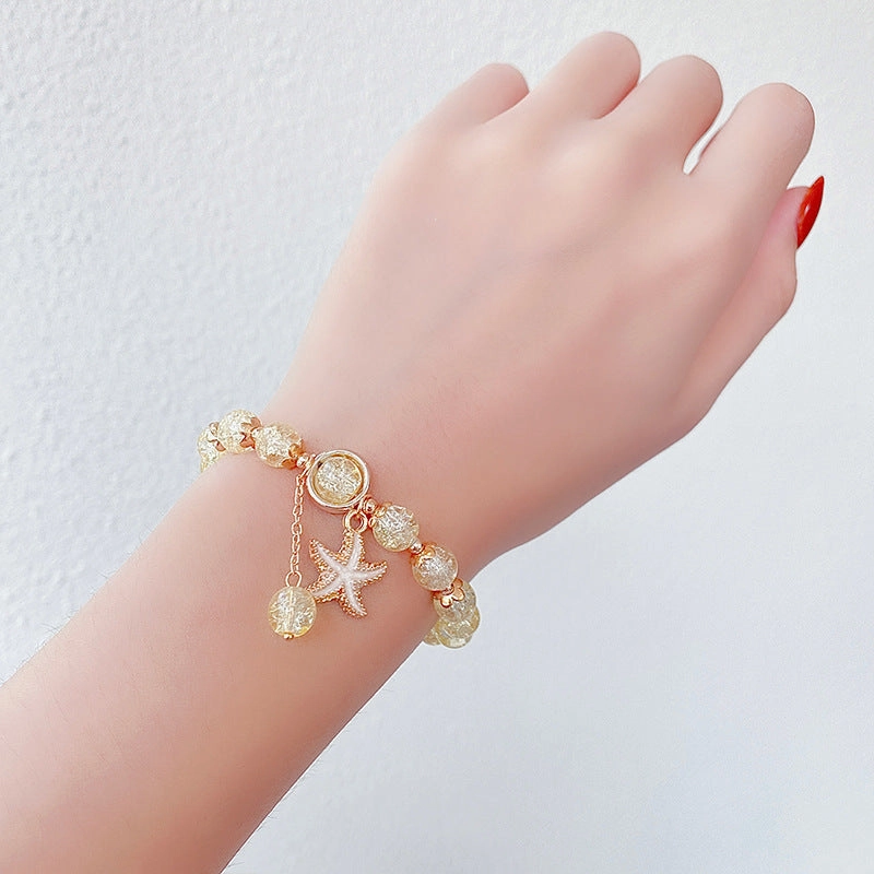Wholesale Cartoon Glass Beads Bracelet