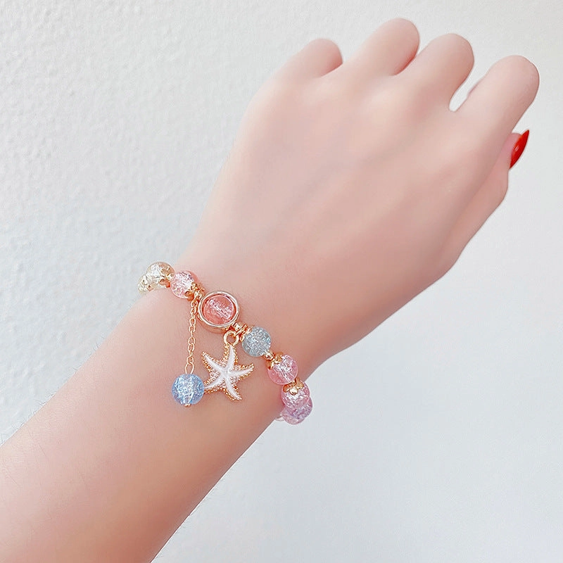 Wholesale Cartoon Glass Beads Bracelet
