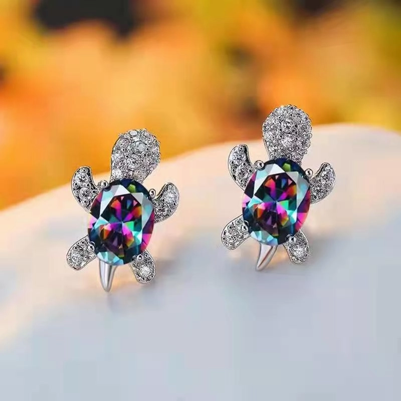 Wholesale Cartoon Turtle Alloy Earrings