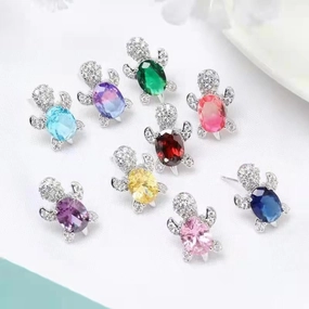 Wholesale Cartoon Turtle Alloy Earrings
