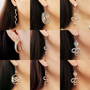 Wholesale Carved Sea Turtle Geometric Six-Piece Set Earrings