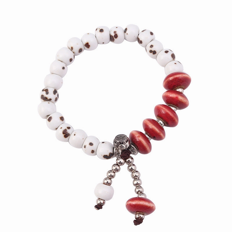 Wholesale Ceramic Adjustable Beaded Bracelet