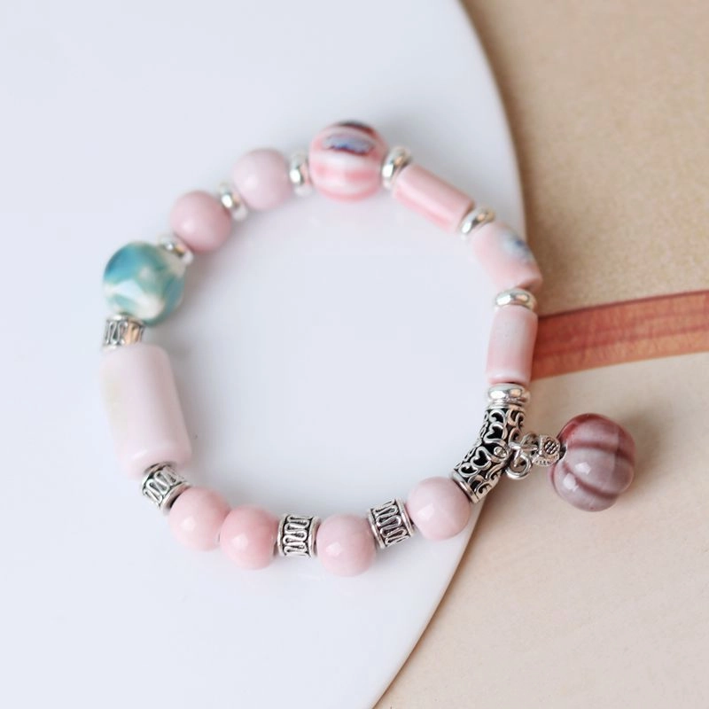Wholesale Ceramic Stacked Wearing Multi-Layered Longevity Lock Bracelet