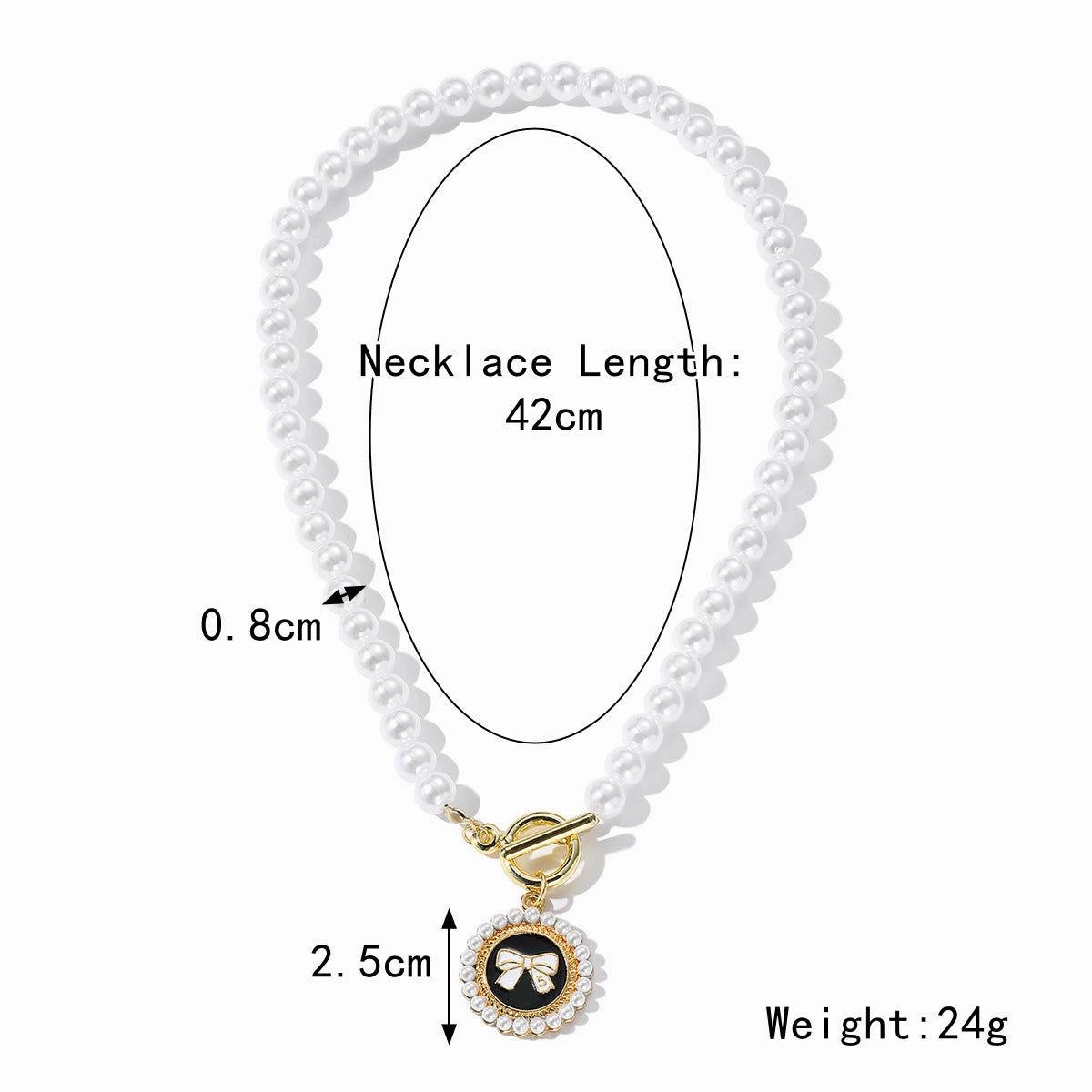 Wholesale Chanel Style Bow Fashion Necklace