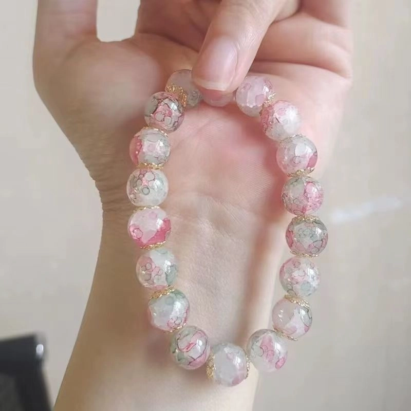 Wholesale Cherry Blossom Glass Bracelets