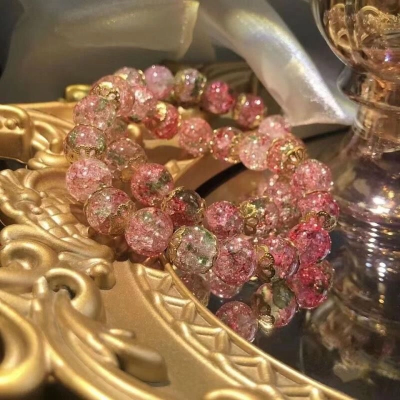 Wholesale Cherry Blossom Glass Bracelets