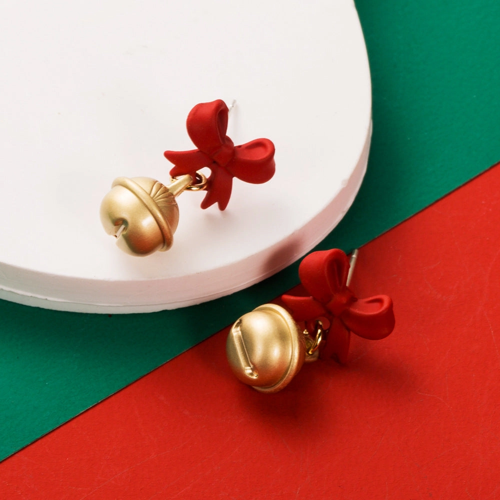 Wholesale Christmas 925 Silver Needle Cartoon Cute Earrings