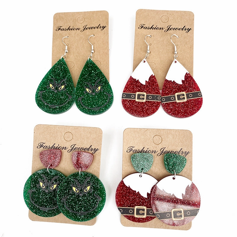 Wholesale Christmas Acrylic Earrings