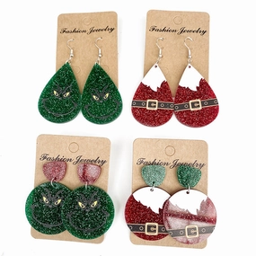 Wholesale Christmas Acrylic Earrings