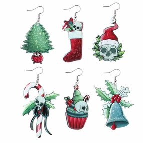 Wholesale Christmas Acrylic Earrings