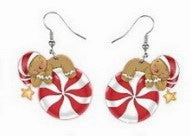 Wholesale Christmas Cartoon Christmas Tree Hohoho Elk Cow Consumption Cow Cat Rainbow Acrylic Earrings