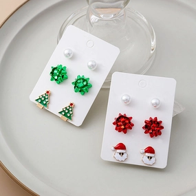 Wholesale Christmas Cartoon Earrings