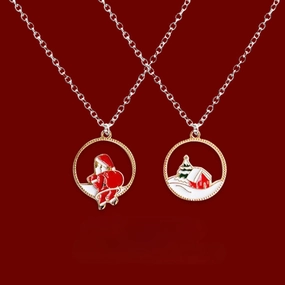Wholesale Christmas Cartoon Necklace