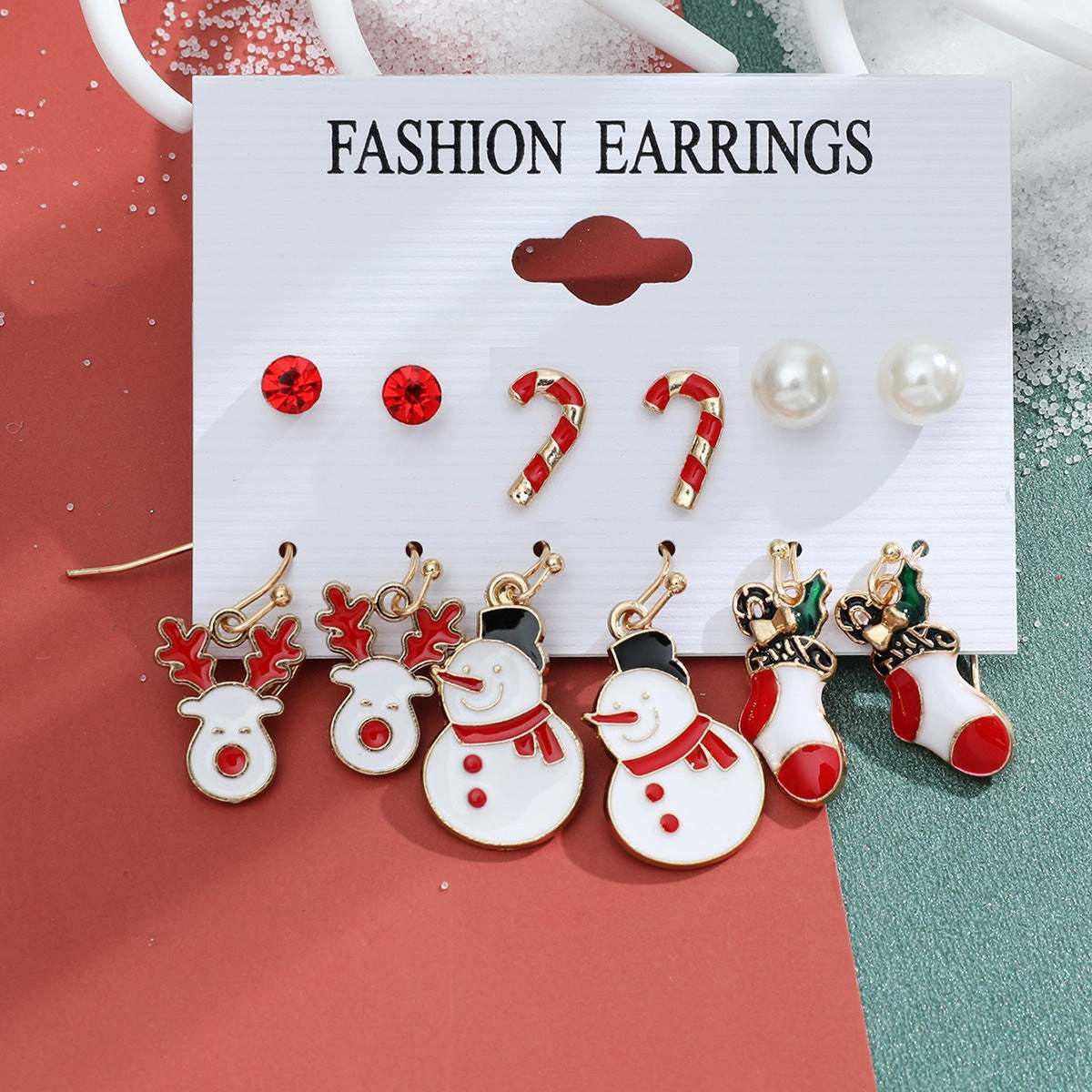 Wholesale Christmas Collection Cartoon Earrings