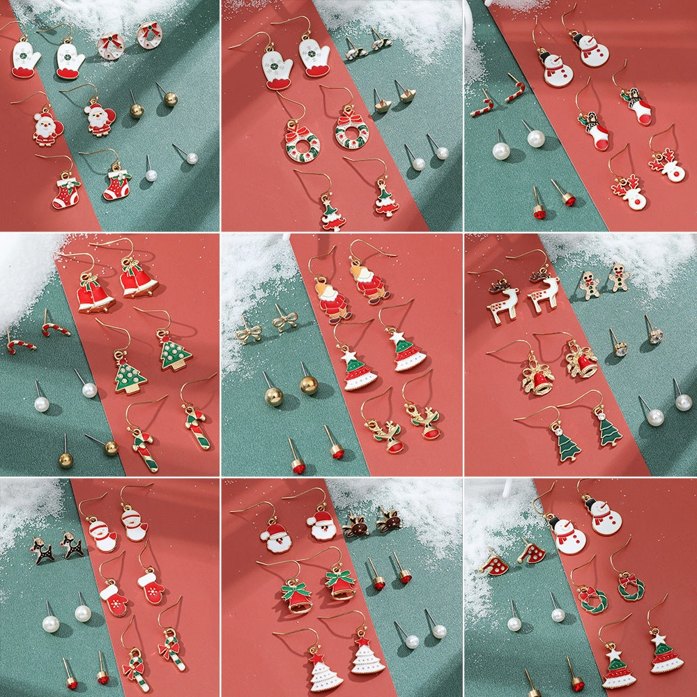 Wholesale Christmas Collection Cartoon Earrings