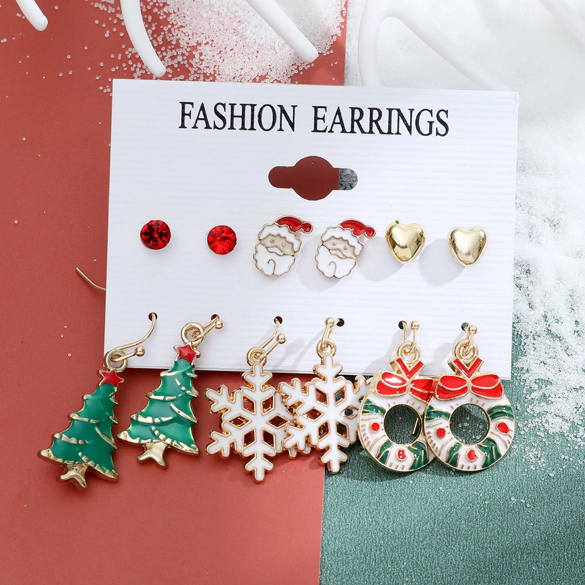 Wholesale Christmas Collection Cartoon Earrings
