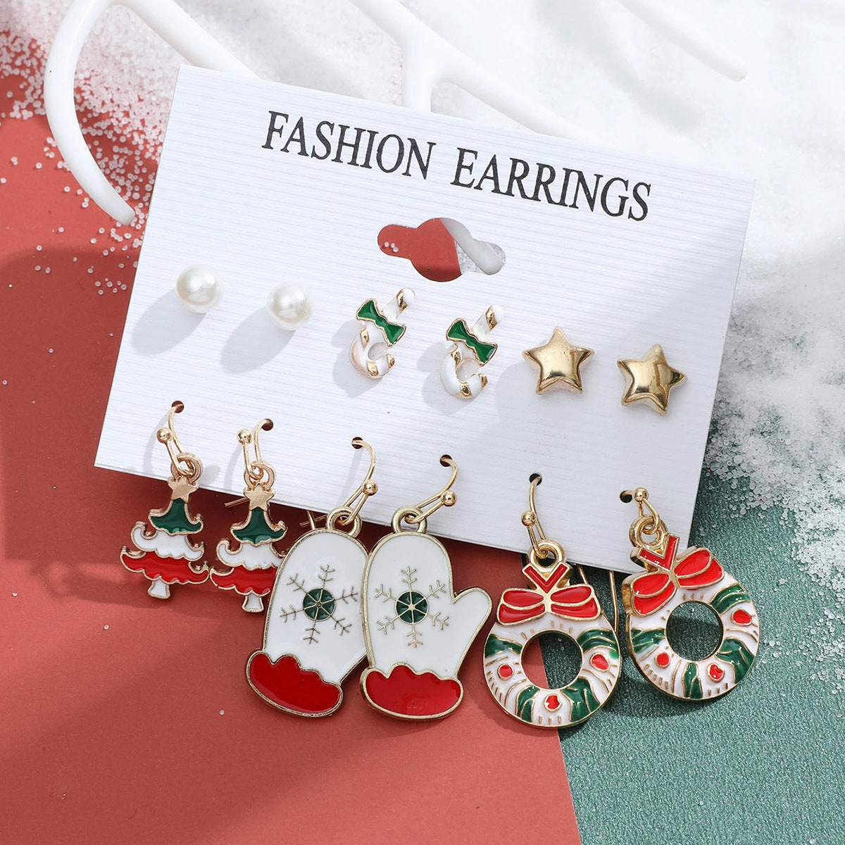 Wholesale Christmas Collection Cartoon Earrings