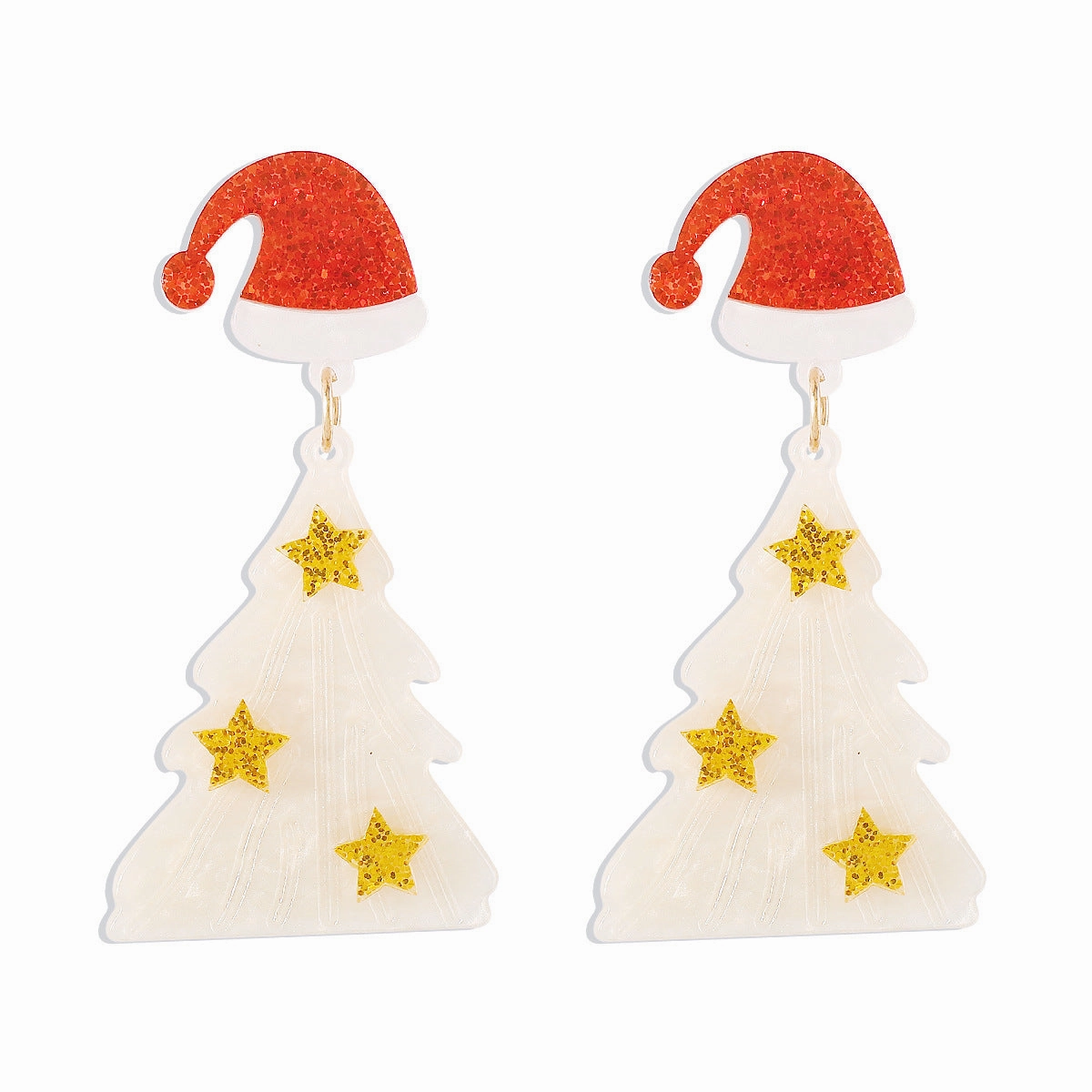 Wholesale Christmas Collection Christmas Tree Gingerbread Man Earrings