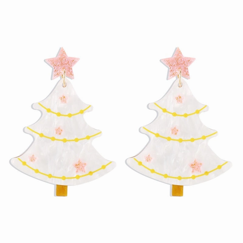 Wholesale Christmas Collection Christmas Tree Gingerbread Man Earrings