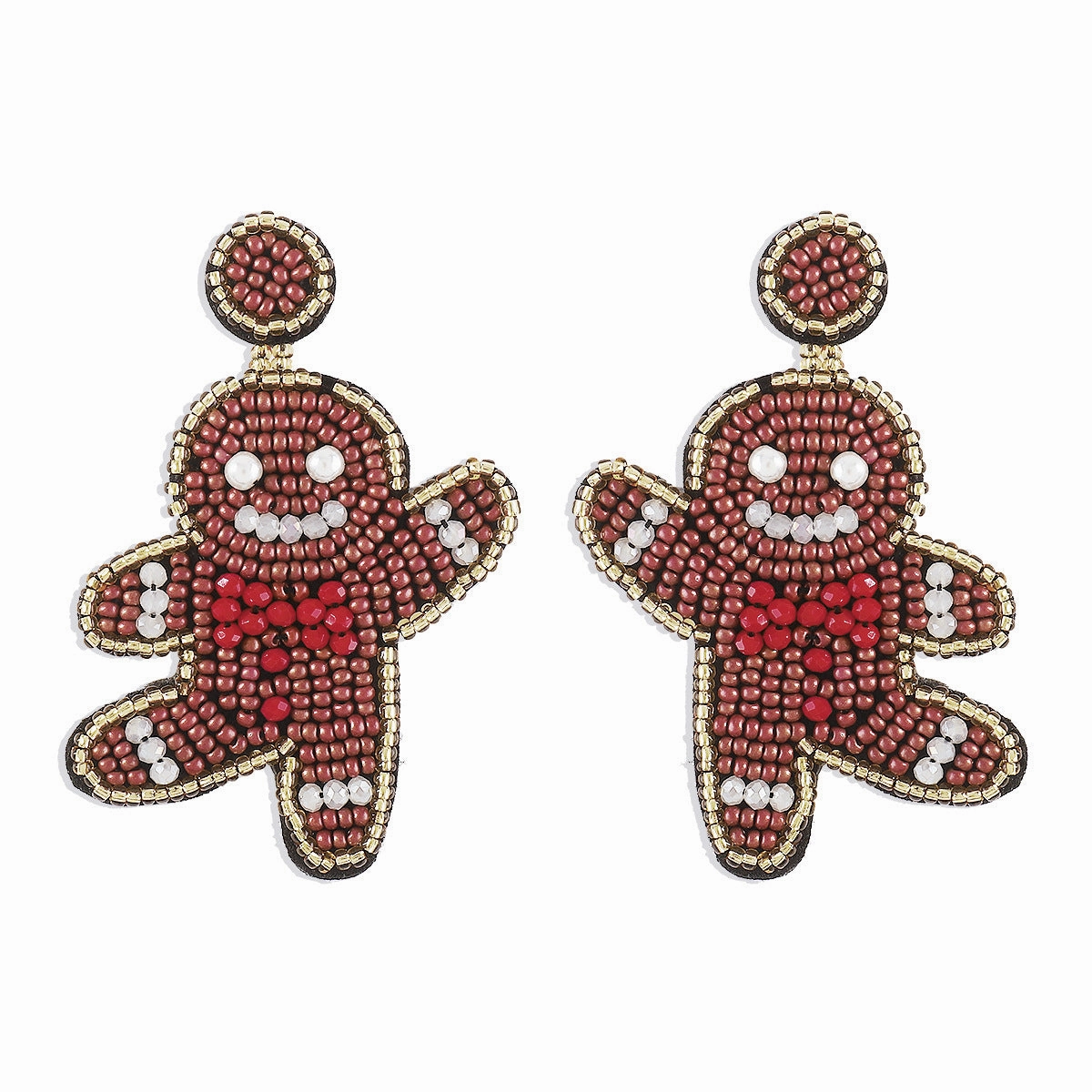 Wholesale Christmas Collection Christmas Tree Gingerbread Man Earrings