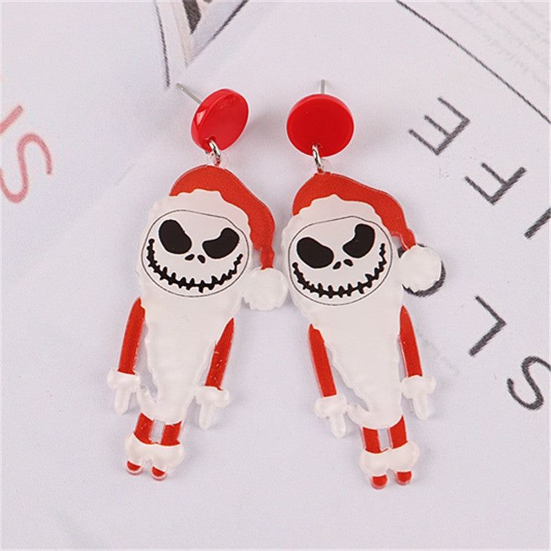 Wholesale Christmas Collection Hats Boots Acrylic Earrings