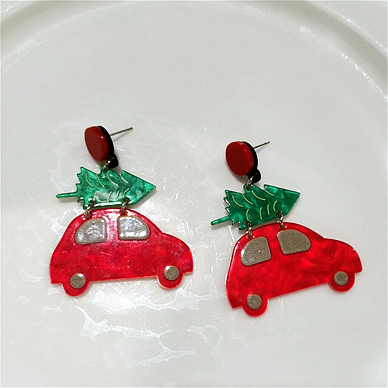 Wholesale Christmas Collection Hats Boots Acrylic Earrings
