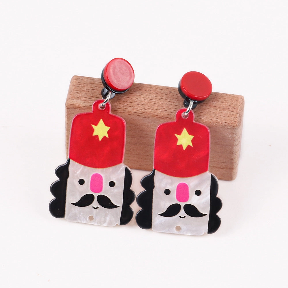 Wholesale Christmas Collection Hats Boots Acrylic Earrings