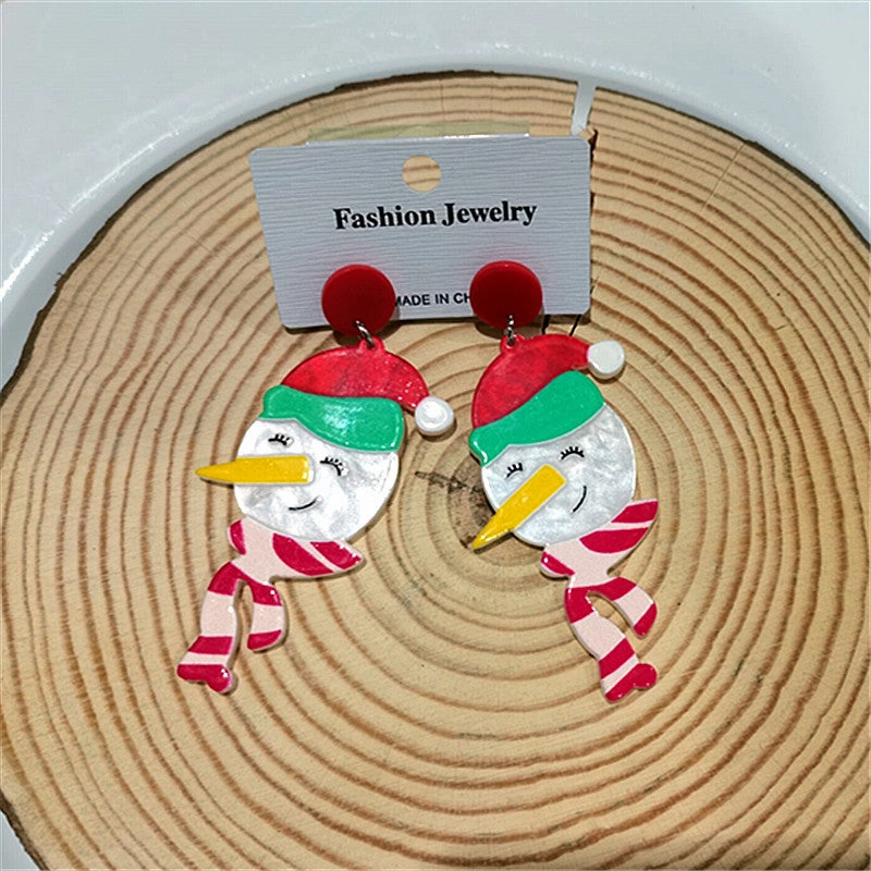Wholesale Christmas Collection Hats Boots Acrylic Earrings